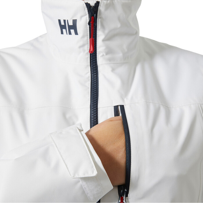 2024 Helly Hansen Womens Crew Midlayer Sailing Jacket 34449 - White